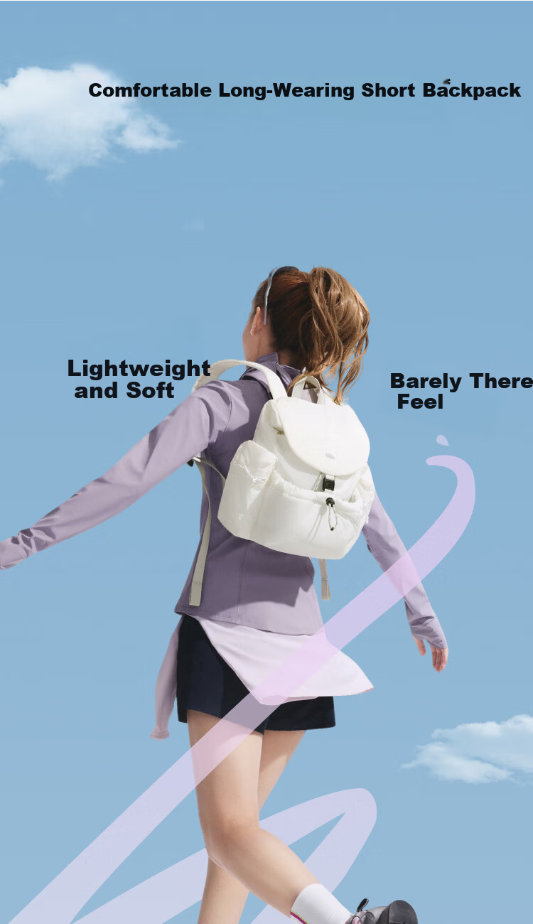 Beneunder Puff Double Shoulder Bag Women's Travel Lightweight Large Capacity Backpack School Commuter Hiking High-Value Gift for Girls 6