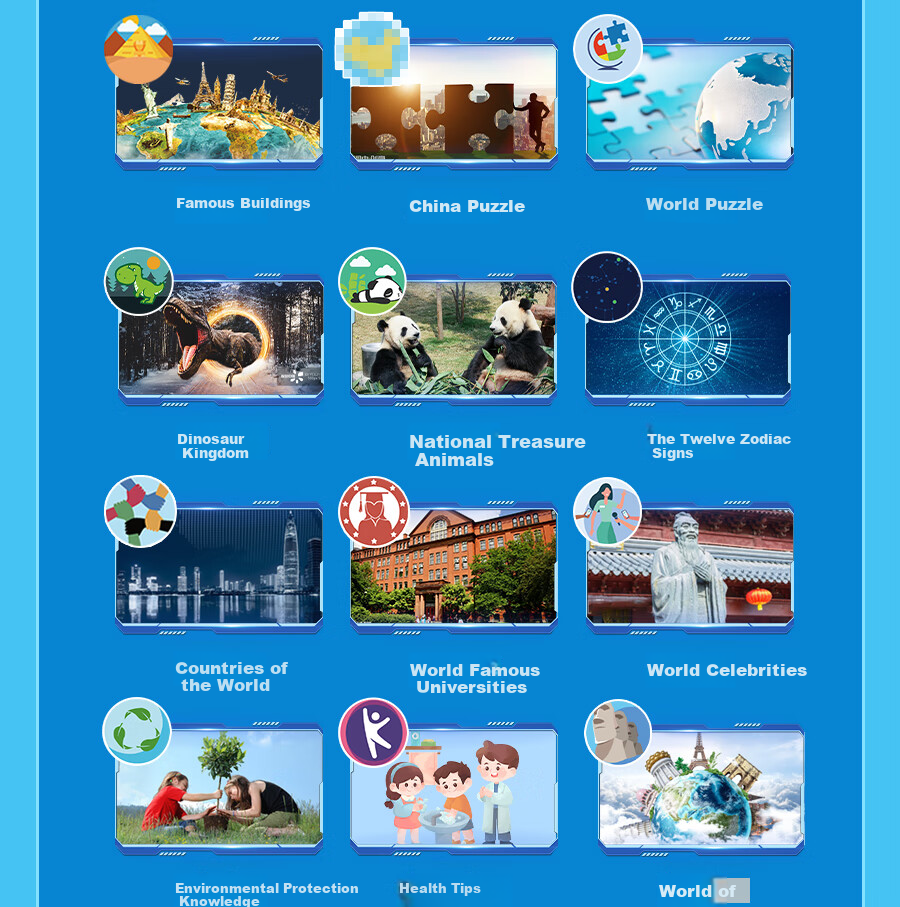 Blue Earth Embossed AR Reading Globe 3D Stereoscopic Student Children's Toy Boys Girls Birthday Gift Geography Enlightenment 14