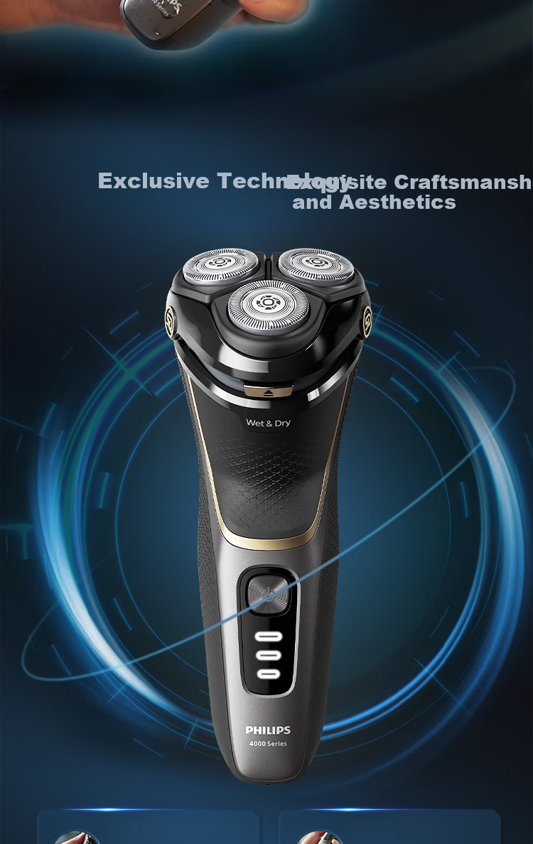 PHILIPS Electric Shaver S2315/00 Fully Imported Waterproof 1-Hour Quick Charge Built-in Sideburn Trimmer Gift for Boyfriend Husband Father New Year 9