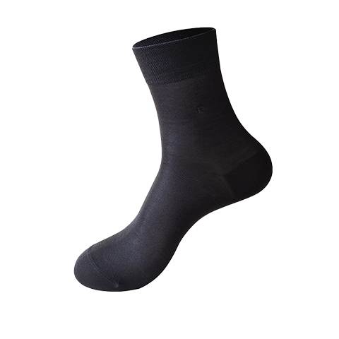 Pierre Cardin Men's 100% Cotton Socks Four Seasons Antibacterial Odor-Resistant Mid-Calf Seamless Autumn Winter Business Cotton Socks Gift Box