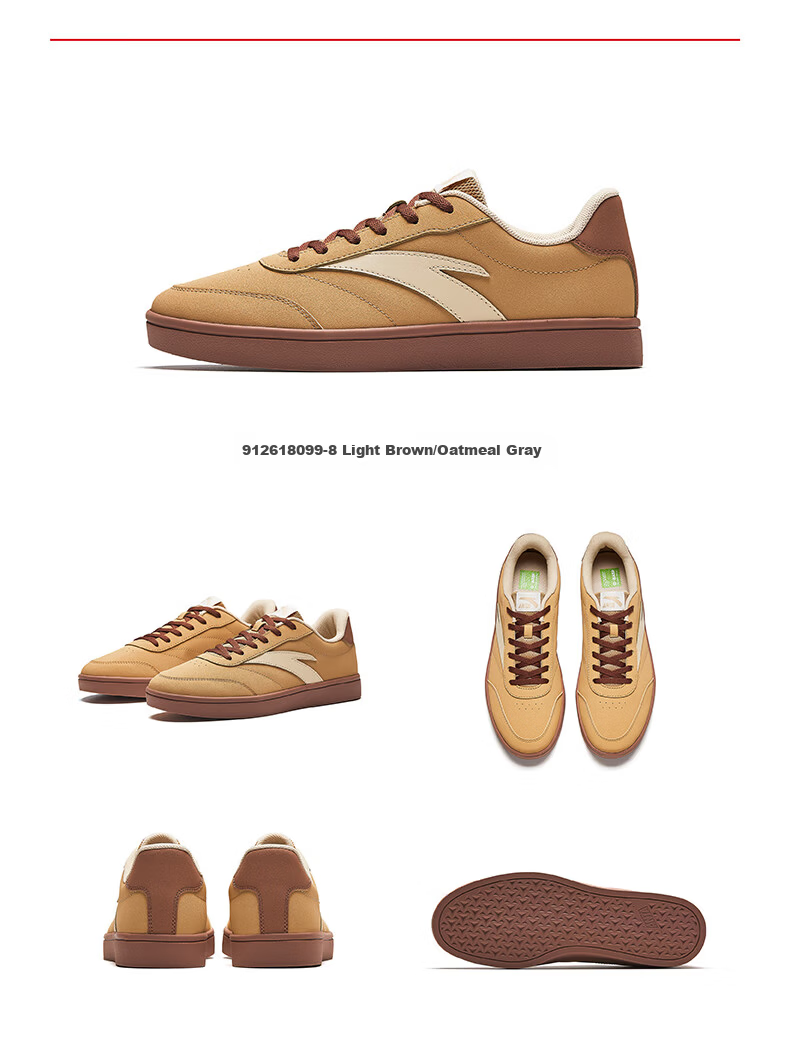 ANTA Vitality | Men's Skateboard Shoes, Classic Thin-Soled Low-Top Simple Commuter Skateboard Sneakers, Father's Day Gift 18