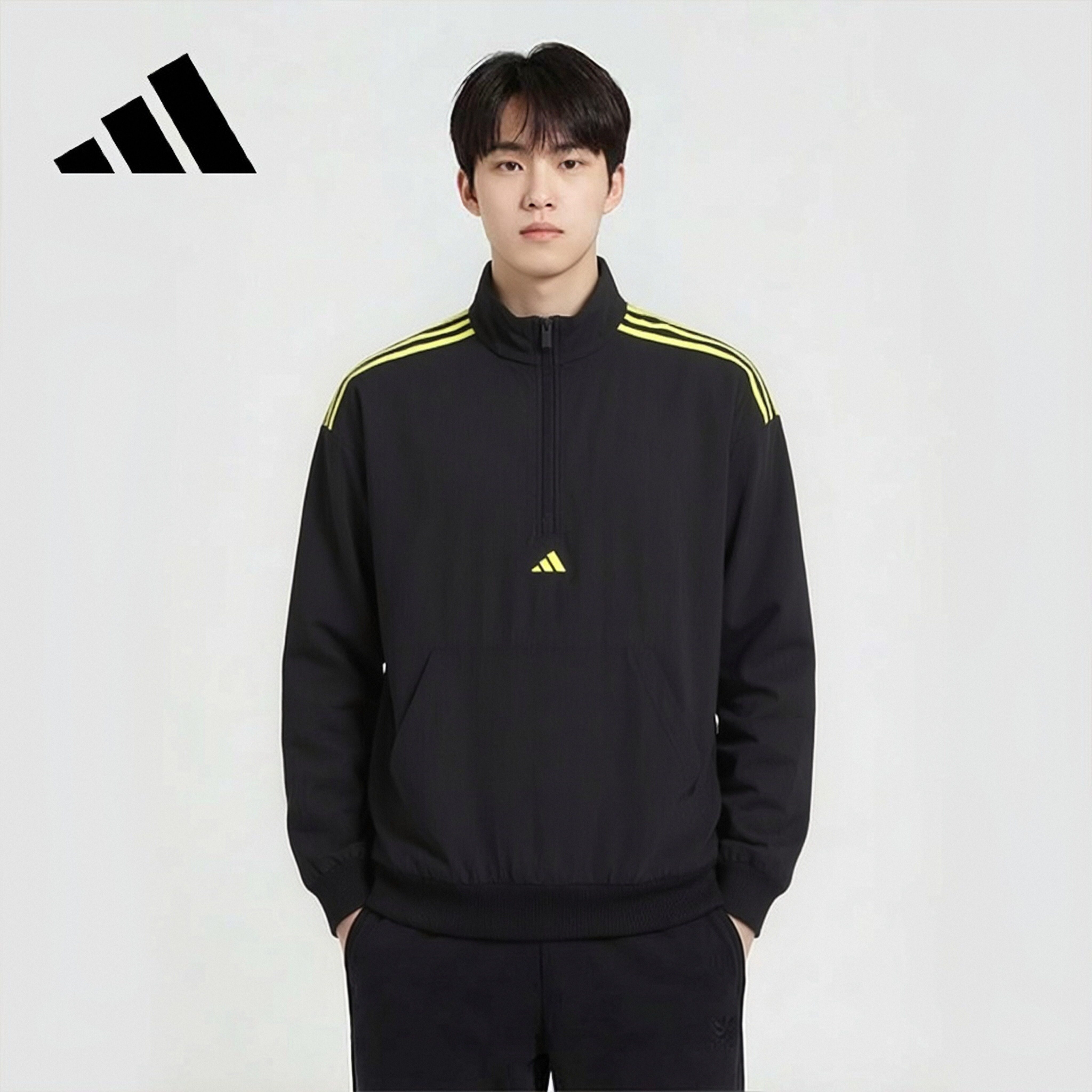 Adidas Men's Fashion Windproof Comfortable Trendy Woven Jacket IW8264