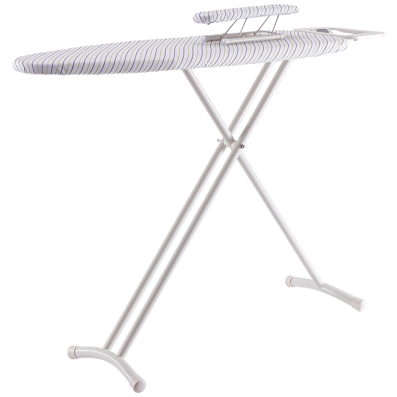 Ourunzhe Ironing Board, Foldable Steel Mesh Home Use, Adjustable Height, 36 Inches, Silver Fabric