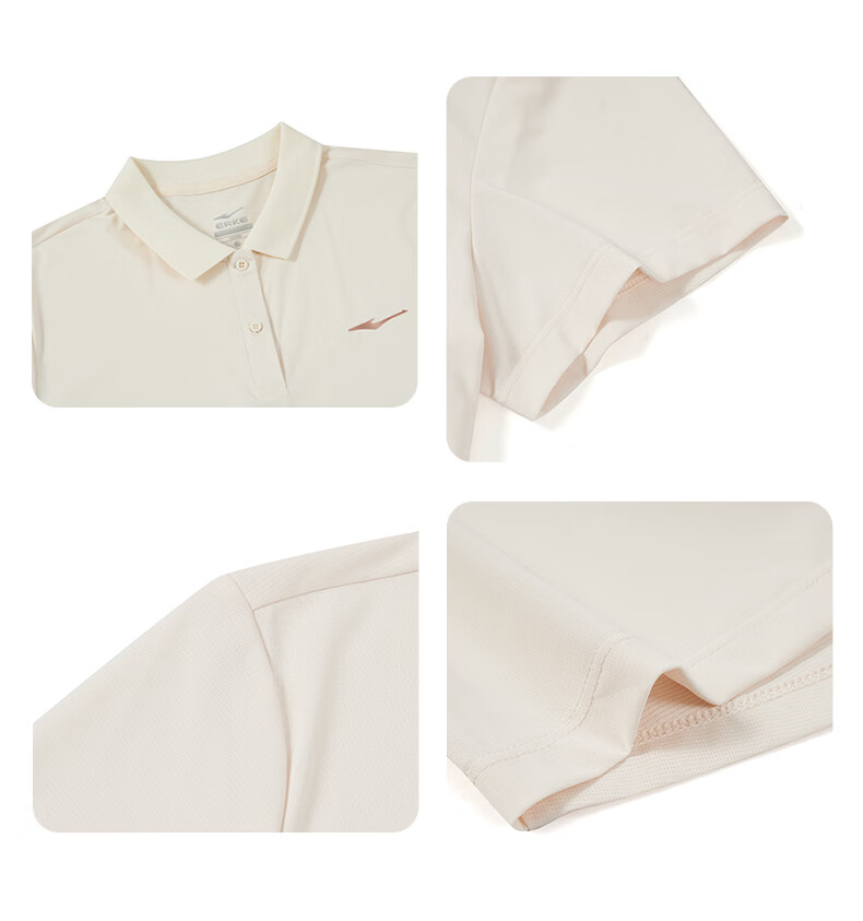 Erke Women's Micro Collar Short Sleeve T-Shirt Summer Sports Polo Shirt Moisture-Wicking Quick-Dry Ice Cool Casual Outdoor Base Layer Collared Tee 22