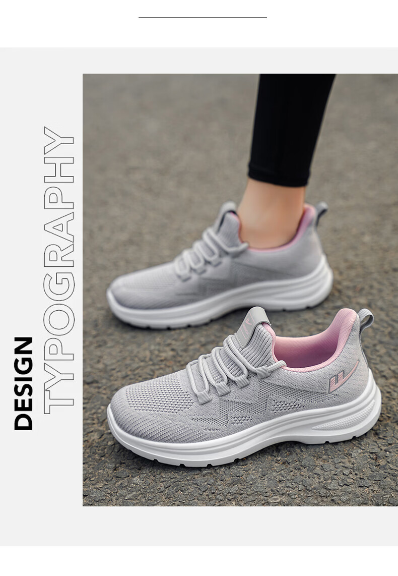 Warrior Women's Summer New Walking Shoes Soft Sole Breathable Mesh Casual Sports Shoes 1979 Purple Size 40 12