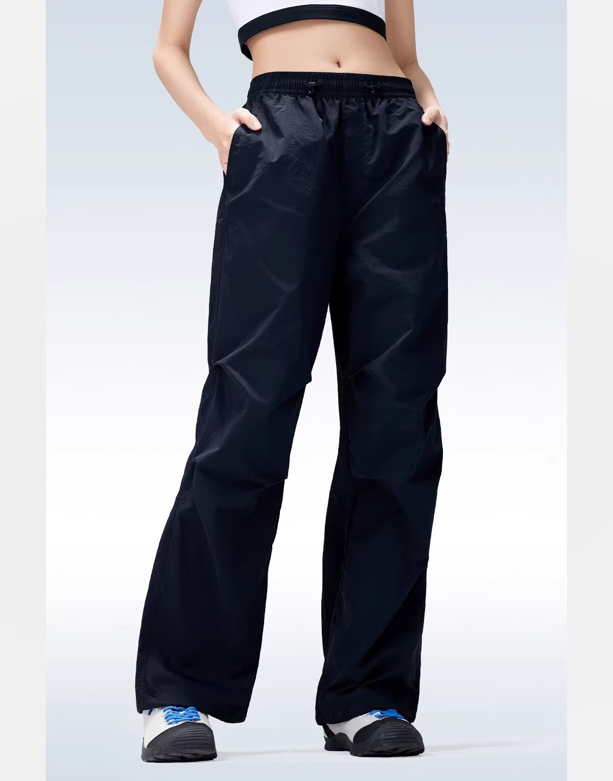 CAMEL [Wang Junkai's Choice] Outdoor Quick-Dry Pants, Spring And Summer Cool Breathable Sun Protection Wide-Leg Trousers, Hiking Paratrooper Pants 25