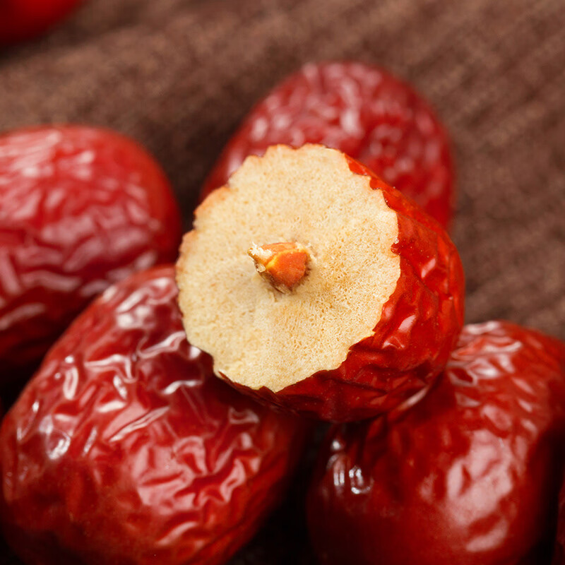 楼兰丝路红枣500g*2袋 大枣蜜饯果干 新疆特产 五星特级灰枣休闲零食