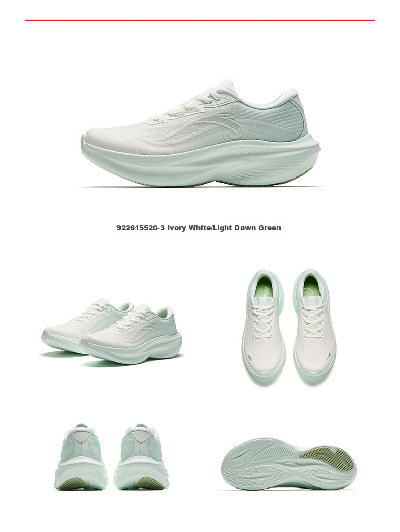Anta Leaf 7th Generation Women's Lightweight Thick-Soled Running Shoes Aerobic Jogging Shoes Cushioning Rebound Sports Shoes Jump Rope Shoes for Women 16
