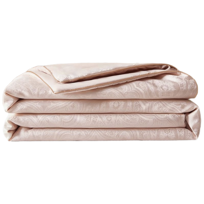Hengyuanxiang 100% Silk 200x230cm Class A Satin Summer Quilt Double Air Conditioning Quilt Four Seasons Spring and Autumn Quilt Core