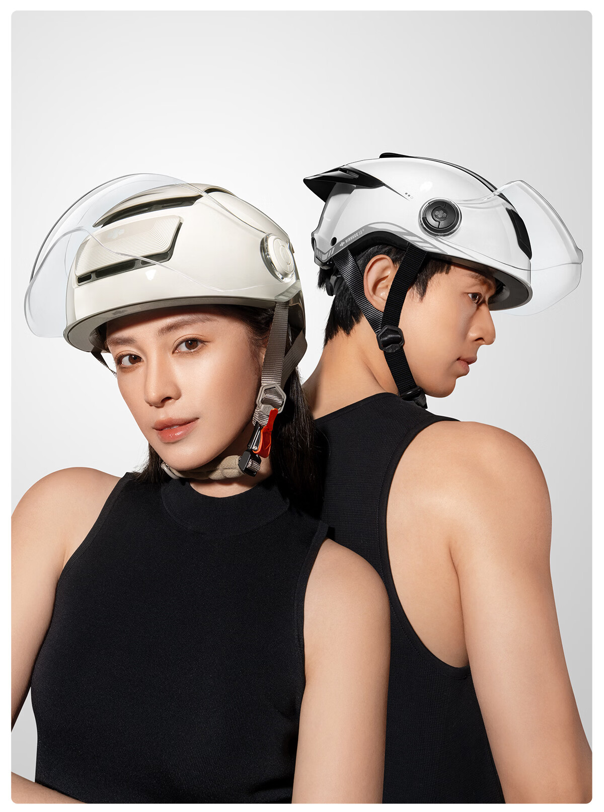 Two Little Bees 3C Certified Electric Motorcycle Helmet Unisex Summer Sun Protection Half Helmet 2026 New TK58 Safety Helmet 3.0 Lilac Purple [Photochromic Long Visor] with Helmet Lock Gift 29