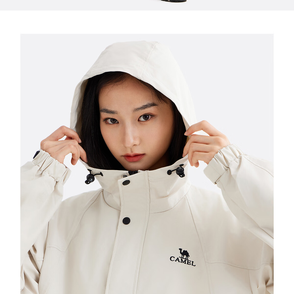 Camel Mountain and Sea Jacket Unisex Windproof Casual Sports Outdoor Hiking Coat Spring Autumn M13CA6V040 40