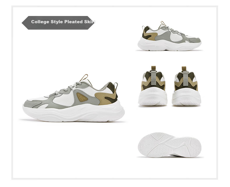 361° Men's Winter New Thick-Soled Shock-Absorbing Commuter Retro Casual Dad Sneakers 672616762-1 18