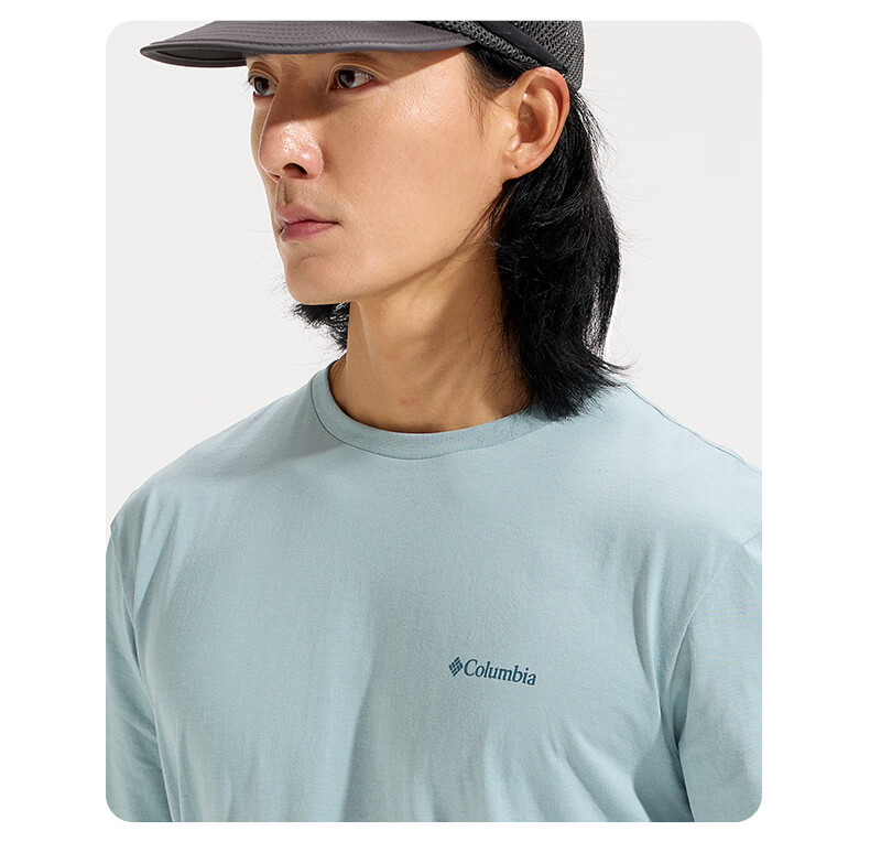 Columbia Men's T-Shirt 26 Spring Summer Urban Outdoor Breathable Crew Neck Short Sleeve AE3130 011 L 12