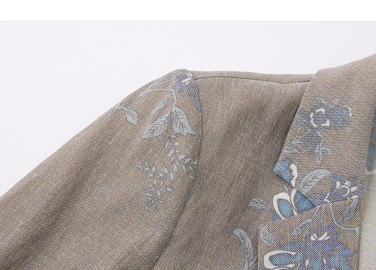 Demana Luxury Linen Spring Elegant Notched Lapel Single Button Flap Pocket Pleated Three-Quarter Sleeve Women's Blazer 13