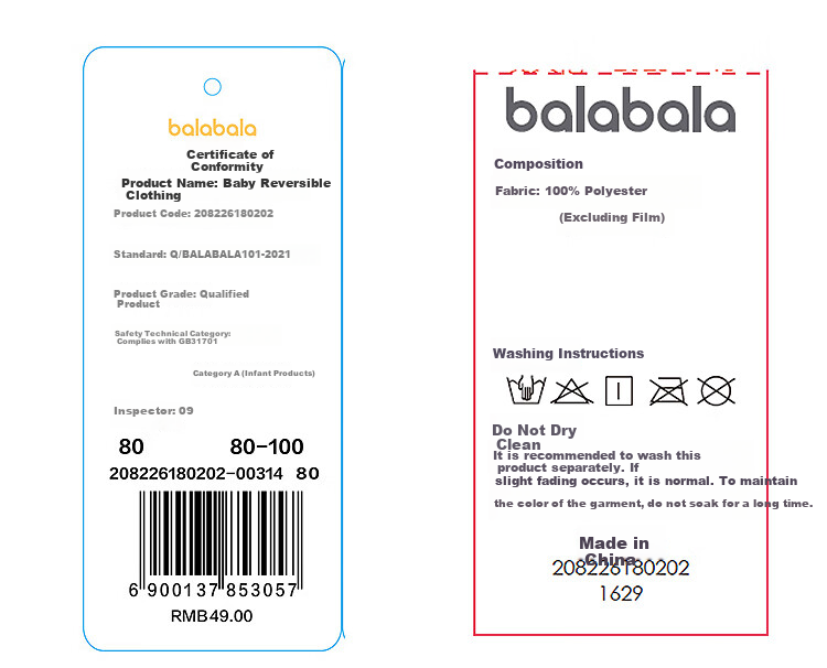 Balabala Baby Toddler Waterproof Bib Soft Lightweight Cute Practical Reverse Bib Apron 17