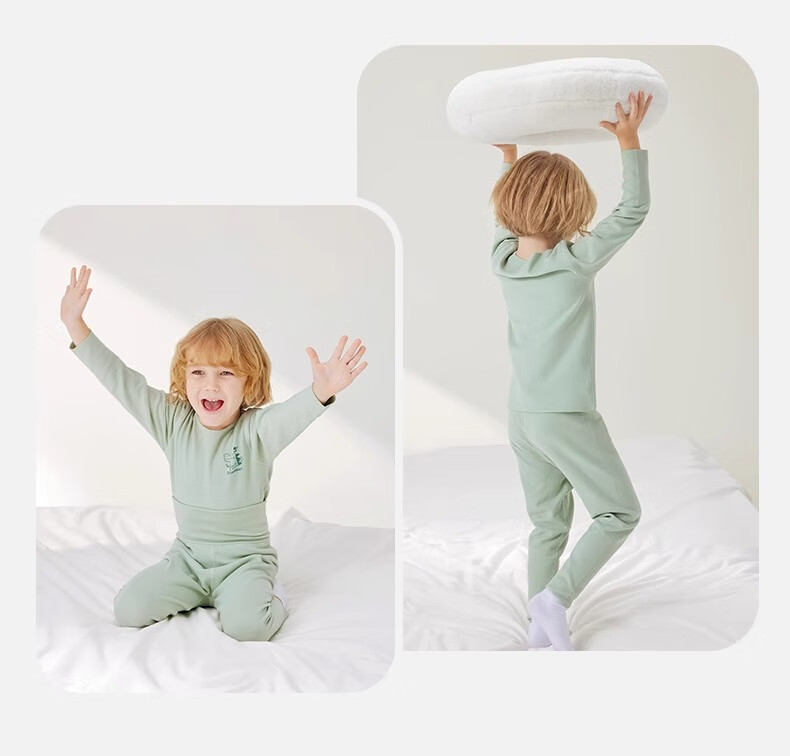 Betis Thermal Velvet Children's Warm Underwear Heating Baby Sleepwear Autumn Clothes Set Autumn Winter Boys Girls 21