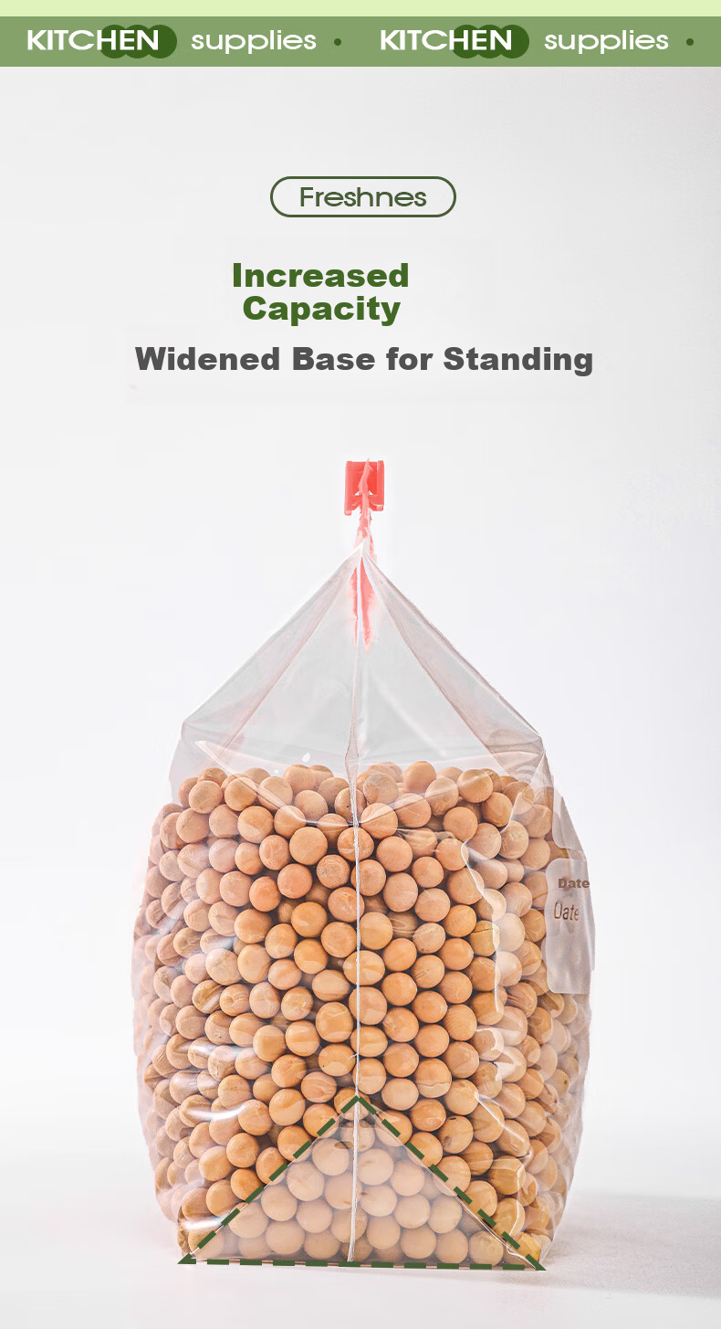 Yunlei Medium Food Storage Bags Sealed Snack Bags 20pcs Refrigerator Freezer Storage Clothes Organizer Moving Bags 6