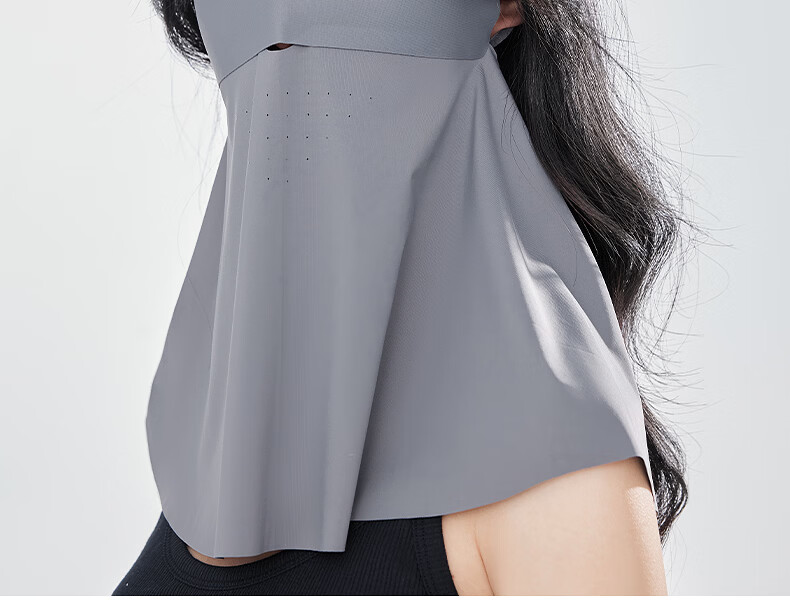 ZIY Seamless Breathable Face Shield Women's Summer Shoulder Neck Integrated Sun Protection Mask UV Protection Eye Corner Face Cover 5