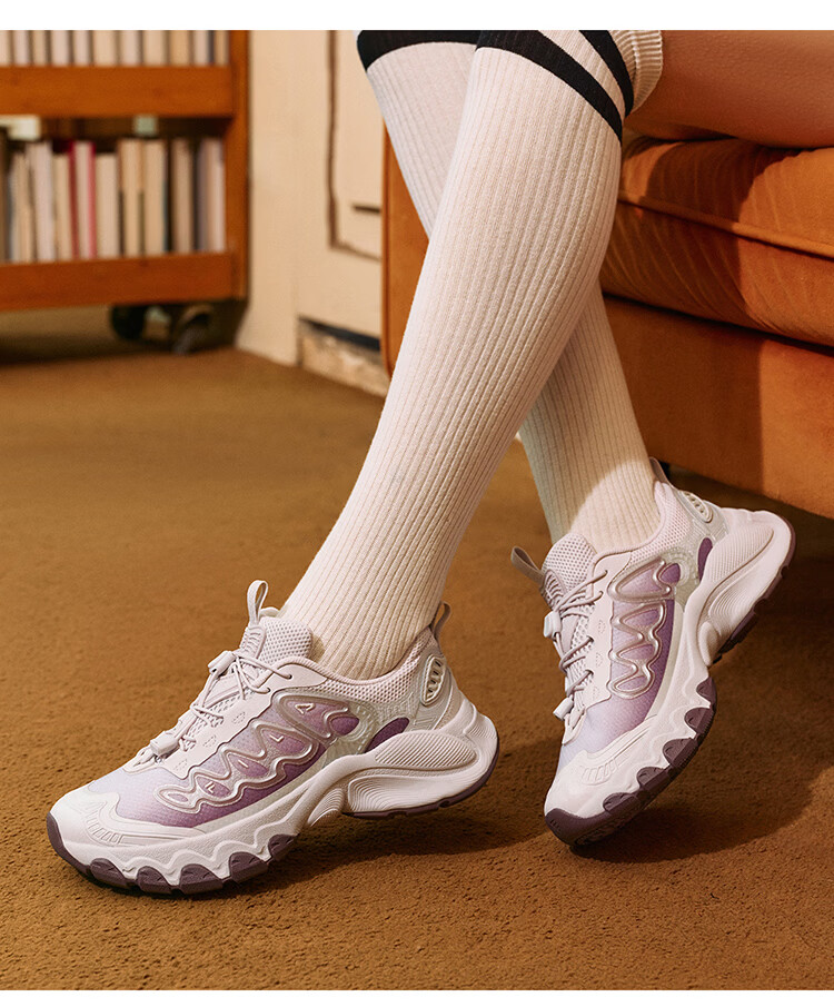 FILA Official Mushroom Sneakers Women's Dad Shoes 2026 Summer New Casual Retro Sports Shoes 12