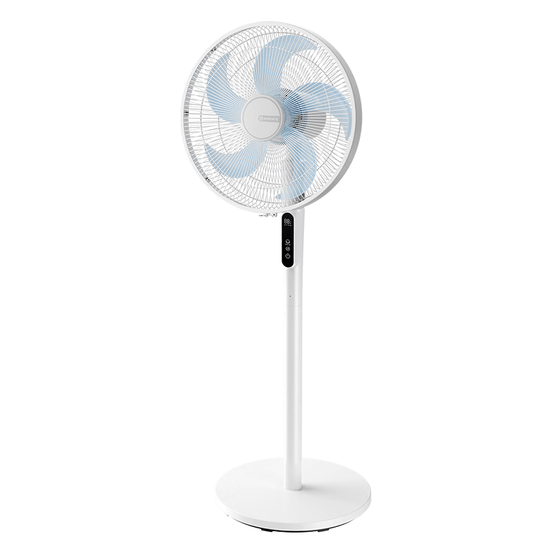 AIRMATE 16-Inch Five-Blade DC Floor Fan Home Electric Fan High Airflow Mechanical Vertical Floor Fan Quiet Energy-Saving Gentle Breeze Timer Floor Fan FS40-RD120