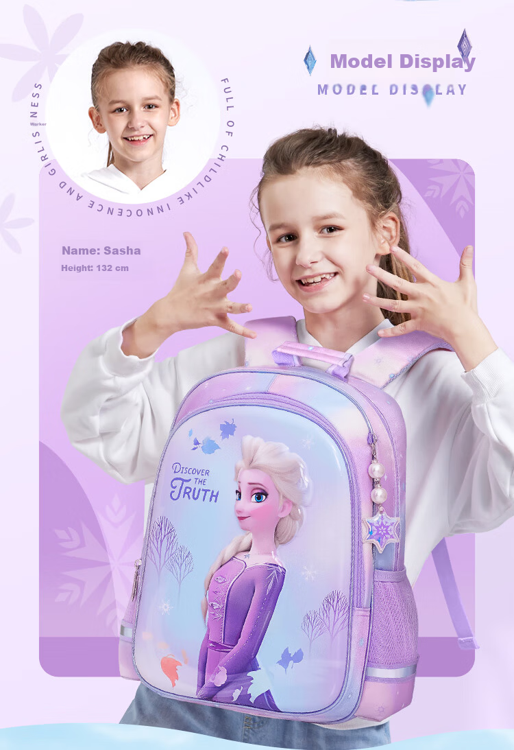 Disney Backpack Set for Elementary Students Grades 1-3 with Deluxe Stationery and Insulated Water Bottle School Supplies Gift 2