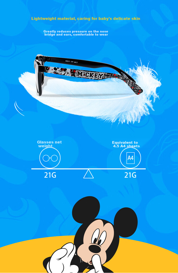 Disney Children's Sunglasses for Girls, Kids' Outdoor Travel Vacation UV Protection Eyewear 6