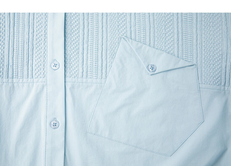 Demana [Quick-Dry Sun-Protective Solona] Spring Commuter Lapel Patch Pocket Shirt Loose Blouse Women's Top 14