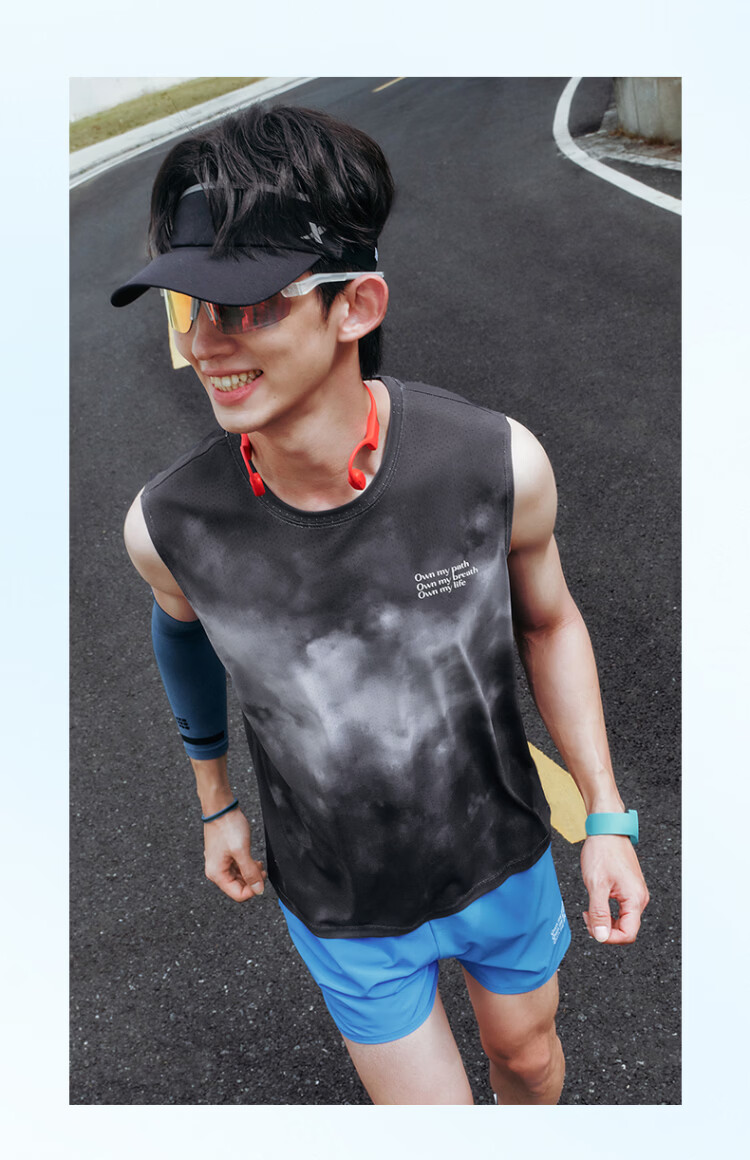 Xtep 2000KM FUN Sports Vest Men's Quick-Dry Breathable Running Fitness Outdoor Training Sleeveless Innerwear 13