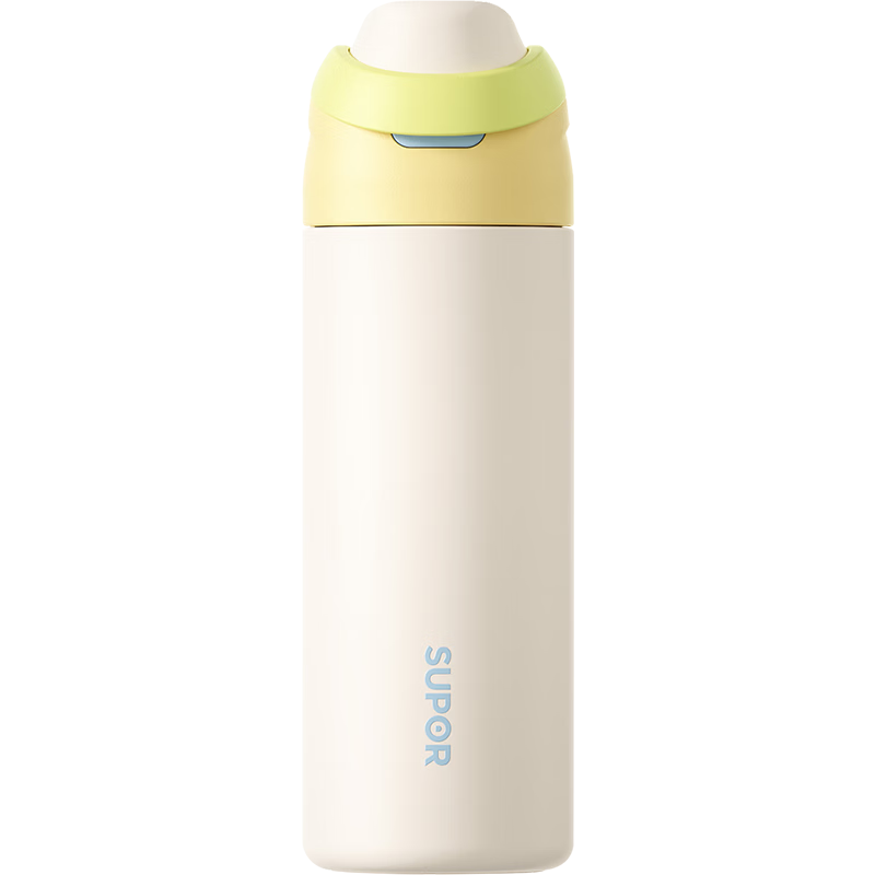 SUPOR Large Capacity 316L Stainless Steel Insulated Water Bottle Portable Straw Cup for Students
