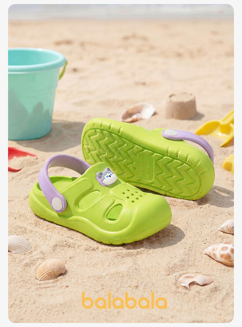 Balabala Kids Holey Slippers Girls Summer Baby Soft Sole Indoor Bathroom Shower Sandals Boys Beach Shoes Toddler 19