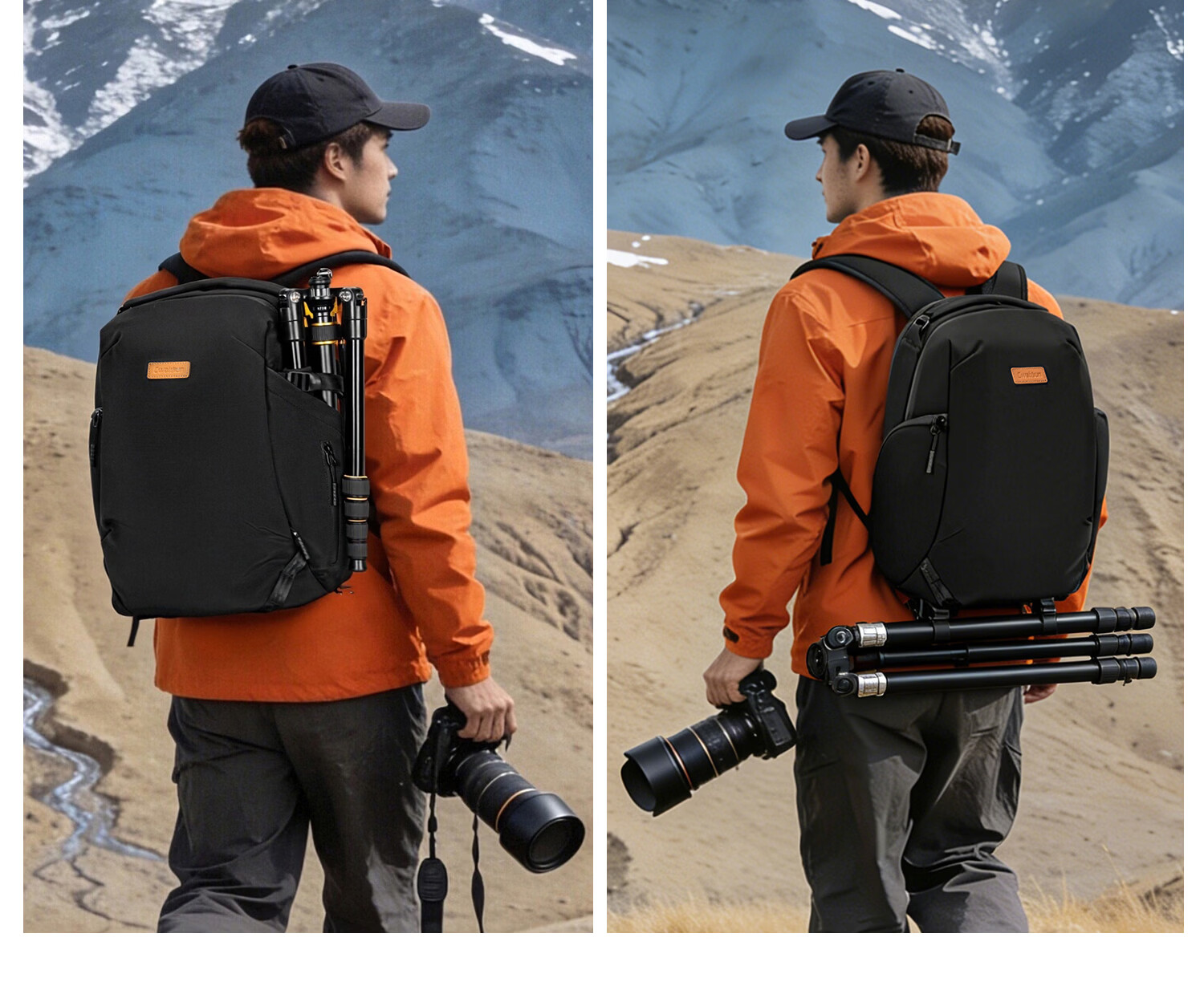 CWATCUN Kaden DSLR Camera Bag Multifunctional Waterproof Commuter Photography Backpack 13