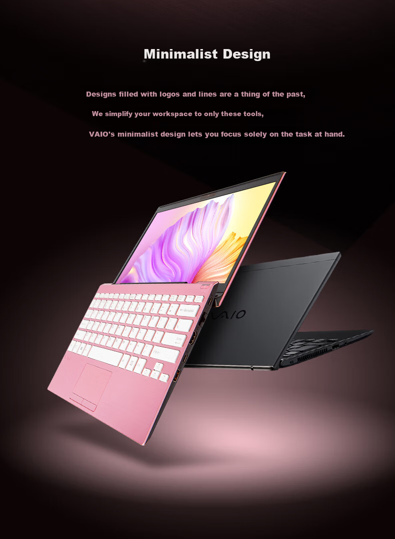 VAIO SX12 Lightweight Portable Laptop 12.5-inch Win11 Home Edition (i7-1360P 16GB 512GB SSD) Elegant Black with 15% National Subsidy 5