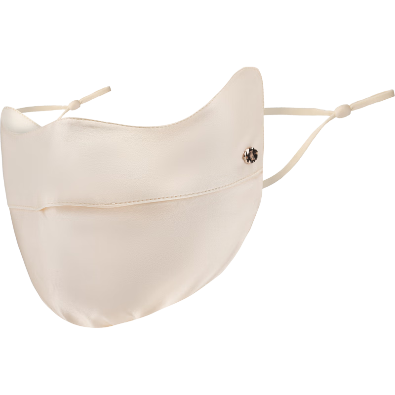 ELLE [Grade A Mulberry Silk] Silk Sun Protection Face Mask for Women, Cooling Face Cover, Gift for Girlfriend