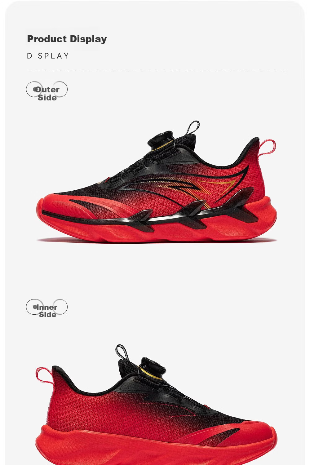 Anta Kids Bow Speed 2.0 Boys Running Shoes 2026 Professional Running Shoes Student Training Dial Children's Shoes A12615505H 24
