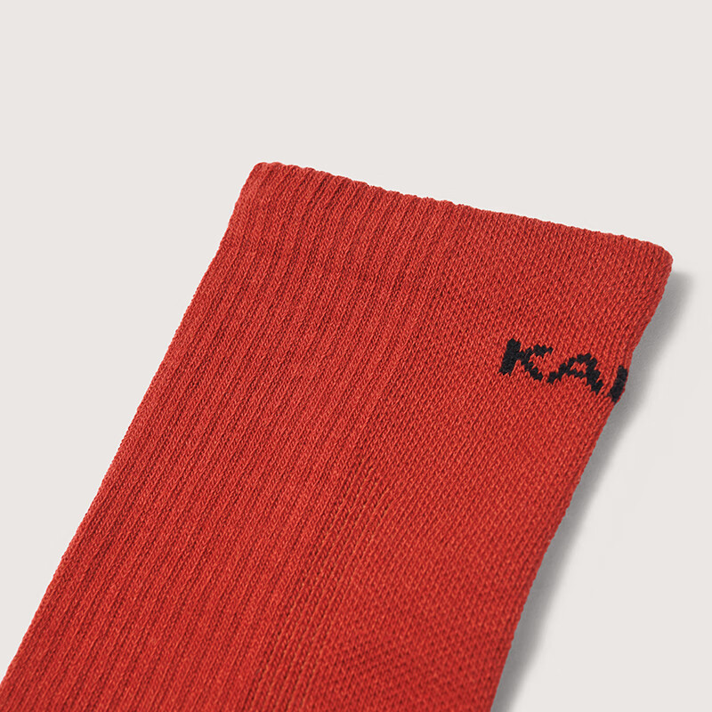 KAILAS Kailas Men's Heavy-Duty Mid-Top Hiking Socks KH2602101 Deep Danxia Orange L