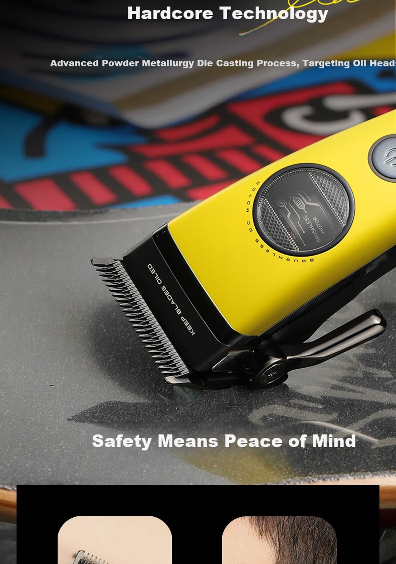Codos Breakthrough A80 Oil Head Hair Clipper Cordless Brushless Motor Professional Gradient Hair Trimmer Salon Use [Annual Meeting Prize New Year Gift] 5