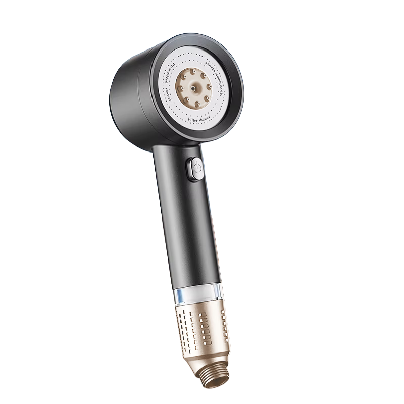 ILeddog [Germany] Dual Turbocharged Shower Head Handheld High Pressure Filter Showerhead LP-79