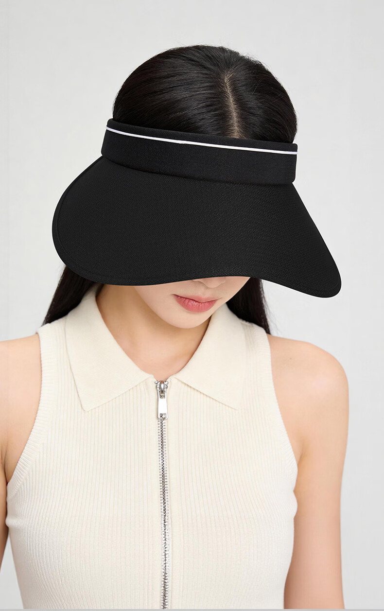 GOLOVEJOY High-Top Sun Protection Hat for Women Summer UV Protection Outdoor Cycling Sun Hat White 13