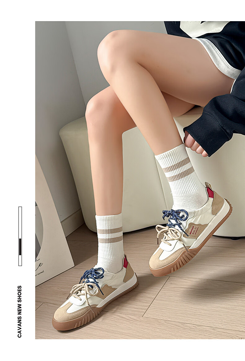 Warrior Training Shoes for Women Spring Casual White Sneakers Versatile Student Sports Canvas Shoes 371 Gray Beige Black Size 39 17