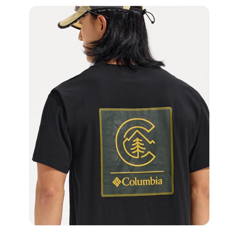 Columbia Men's T-Shirt 26 Spring Summer Urban Outdoor Breathable Crew Neck Short Sleeve AE3130 011 L 15