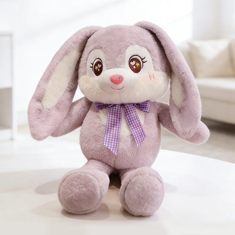 Xiao Ye Seven Days Ear-Pulling Rabbit Plush Toy Doll Sleeping Companion Pillow Cloth Doll Children's Girl Birthday Gift 11