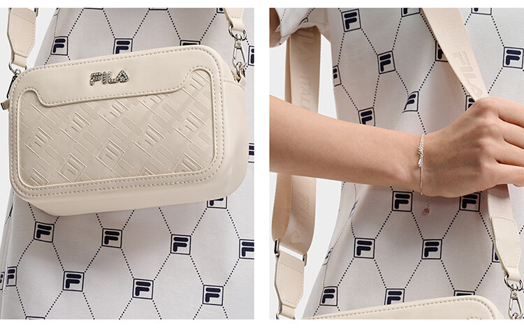 FILA Official Women's Shoulder Bag 2026 Summer Fashion Casual Crossbody Small Square Bag 29