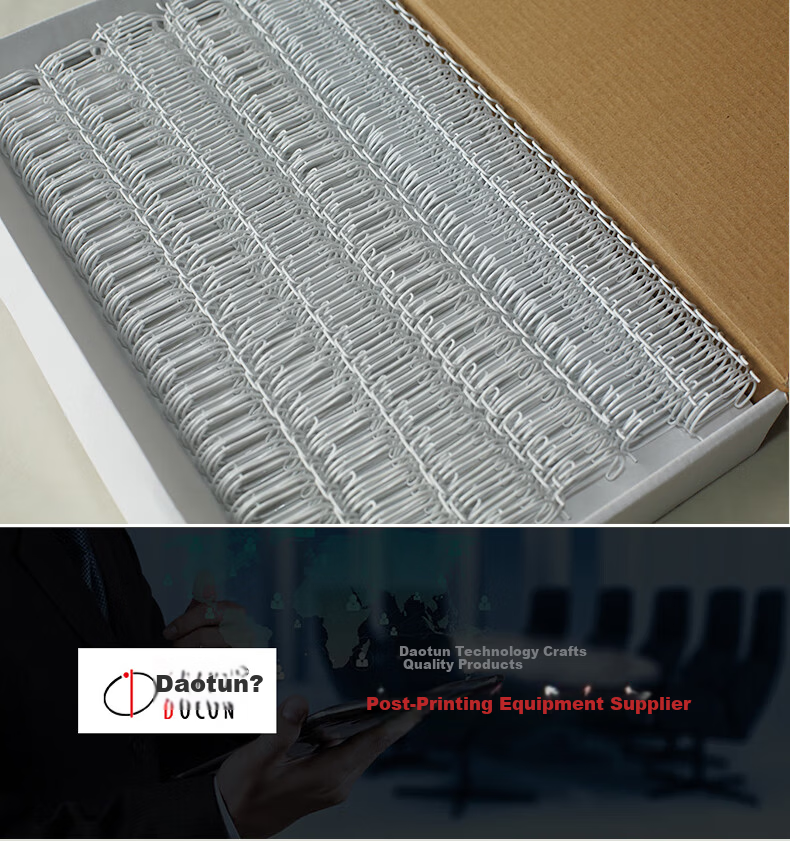 Doton 14.3mm 3:1 Iron Ring Binding Machine Black Iron Rings 100pcs Calendar Contract Document Report Punch Binding Supplies 6