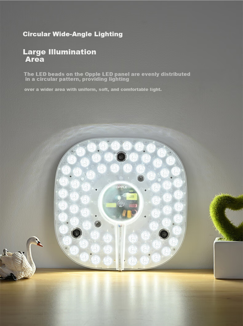 OPPLE LED Ceiling Light Retrofit LED Panel Lamp Board Light Strip LED Energy-saving Lamp Beads Round Light Core Bulb SMD Light Source 36W 8