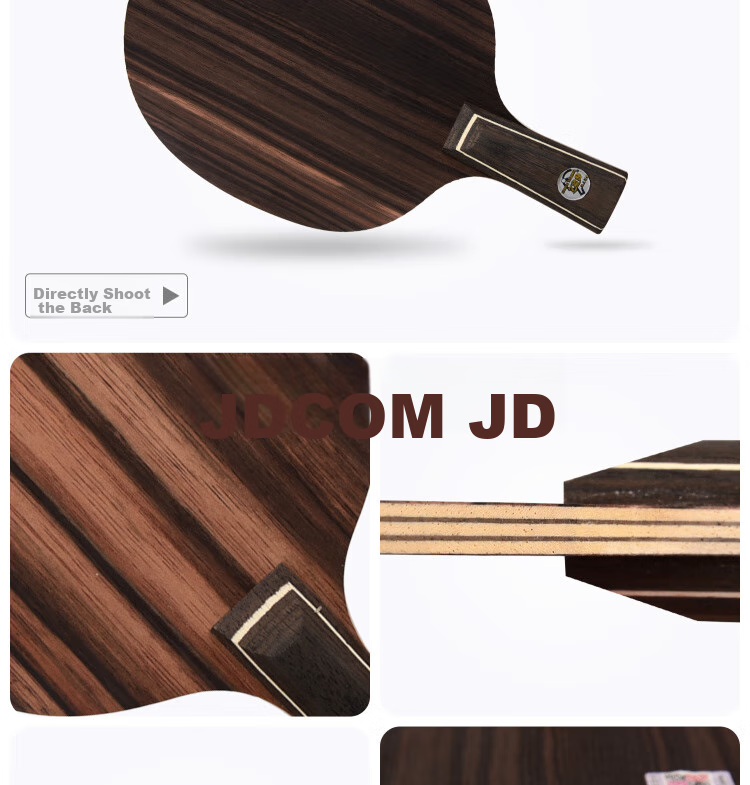 729 Table Tennis Blade, Table Tennis Racket Penhold Grip, Gai Shi Black Ebony Seven 7 Professional Grade 7