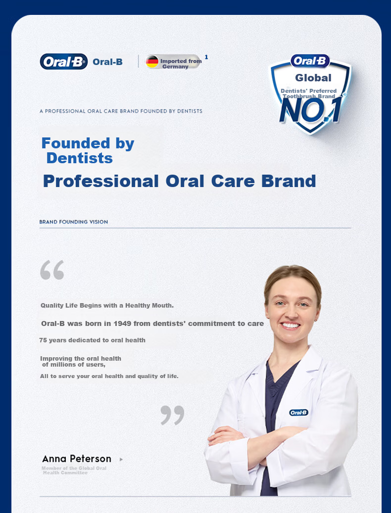 Oral-B Germany Imported Kids Electric Toothbrush Disney Spiderman iO Series 4 Brush Heads 24-Hour Scientific Cavity Protection For Ages 8-12 Round Head Birthday Gift for Children 16
