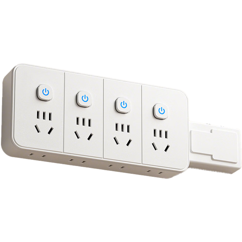 Sushiermo [No Installation Socket Expander] Ultra-thin Multifunctional Bidirectional Expansion Socket Converter / Overload Protection Adapter / One-to-Multiple Power Strip / 8-Outlet Direct Plug Model