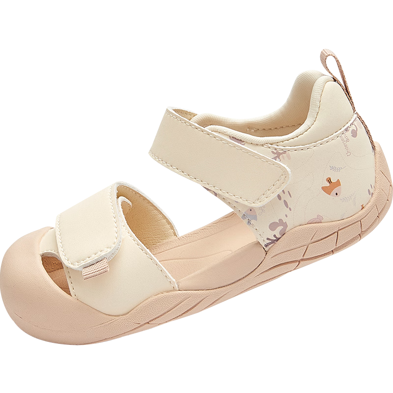 Balabala Kids Steady Shoes Boys Girls Sandals 2026 Summer New Breathable Closed-Toe Walking Shoes Colorblock Non-Slip