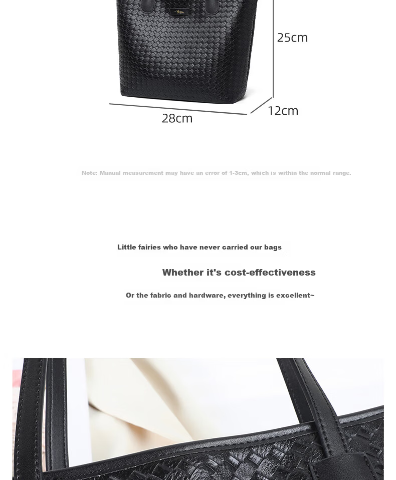 Millies Women's Large Capacity Leather Tote Bag Luxury Handbag Shoulder Bag Birthday Women's Day Gift 4