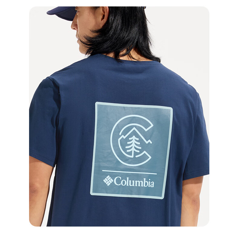 Columbia Men's T-Shirt 26 Spring Summer Urban Outdoor Breathable Crew Neck Short Sleeve AE3130 011 L 9